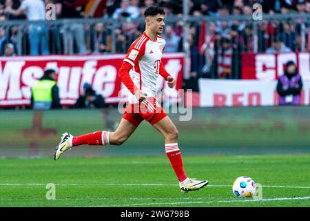 München, Deutschland. Februar 2024. #, DE, FC Bayern München gegen Borussia Mönchengladbach, Fussball, Bundesliga, 20. Spieltag, Spielzeit 2023/2024, 03.02.2024 Foto: Eibner-Pressefoto/Johannes Ritter Credit: dpa/Alamy Live News Stockfoto