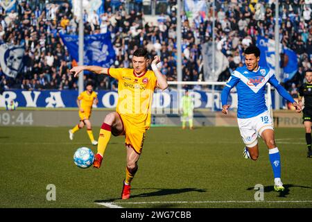 Brescia, Italien. Februar 2024. Luca Pandolfi (AS Cittadella) bei Brescia Calcio vs AS Cittadella, italienisches Fußball-Spiel der Serie B in Brescia, Italien, 03. Februar 2024 Credit: Independent Photo Agency/Alamy Live News Stockfoto