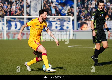 Brescia, Italien. Februar 2024. Simone Branca (AS Cittadella) während Brescia Calcio vs AS Cittadella, italienisches Fußball-Spiel der Serie B in Brescia, Italien, 03. Februar 2024 Credit: Independent Photo Agency/Alamy Live News Stockfoto