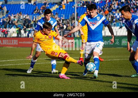 Brescia, Italien. Februar 2024. Claudio Cassano (AS Cittadella) während des Spiels Brescia Calcio vs AS Cittadella, italienischer Fußball Serie B in Brescia, Italien, 03. Februar 2024 Credit: Independent Photo Agency/Alamy Live News Stockfoto