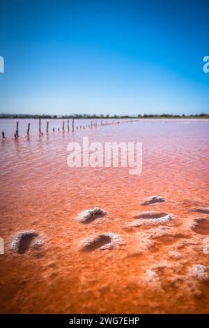 Kos, Griechenland, Saltlake Stockfoto