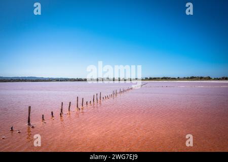 Kos, Griechenland, Saltlake Stockfoto