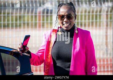 Miramas, Frankreich. Februar 2024. Wanjiru Mbugua-Karaniwährend des Treffens Miramas Metropole 2024, World Athletics Indoor Tour Silver am 2. Februar 2024 im Miramas Métropole Stadion in Miramas, Frankreich - Foto Florian Frison/DPPI Credit: DPPI Media/Alamy Live News Stockfoto