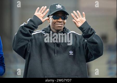 Miramas, Frankreich. Februar 2024. Ryan MPHAHLELE während des Meetings Miramas Metropole 2024, World Athletics Indoor Tour Silver am 2. Februar 2024 im Miramas Métropole Stadion in Miramas, Frankreich - Foto Florian Frison/DPPI Credit: DPPI Media/Alamy Live News Stockfoto