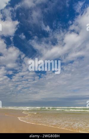 Plage Nord Beach, Mimizan, New Aquitaine, Frankreich Stockfoto
