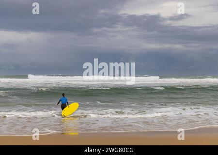 Plage Nord Beach, Mimizan, New Aquitaine, Frankreich Stockfoto