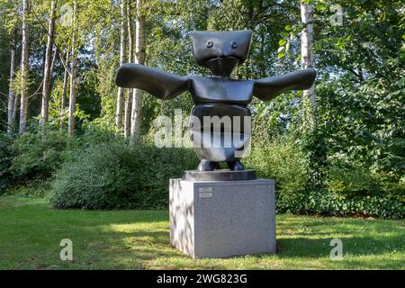 Louisiana Museum of Modern Art in Humlebaek, Max Ernst Skulptur im Skulpturen-Park des Museums *** Louisiana Museum of Modern Art in Humlebaek, Max Er Stockfoto
