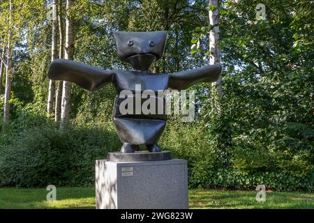 Louisiana Museum of Modern Art in Humlebaek, Max Ernst Skulptur im Skulpturen-Park des Museums *** Louisiana Museum of Modern Art in Humlebaek, Max Er Stockfoto