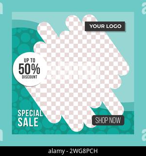 Mode Social Media Post Design Stock Vektor