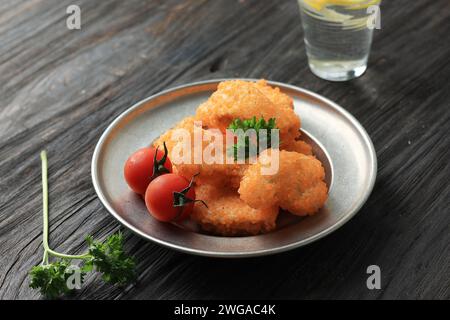 Taiwanesische Bubble Crispy Chicken Nugget Stockfoto