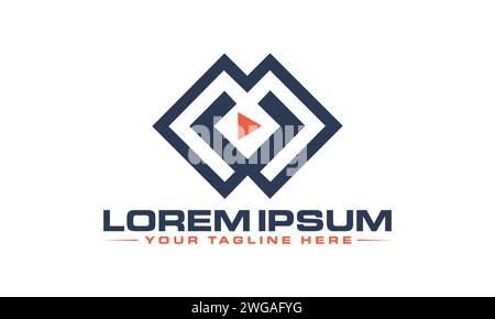 Logo-Design Des Boots. Einzigartiges und modernes Logo-Design. Stock Vektor