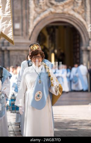 Fotografía de la Semana Santa 2023, Celebrada en Zaragoza. Stockfoto