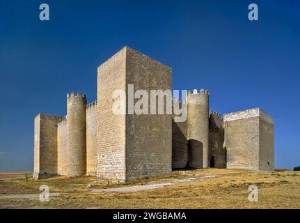 Schloss Montealegre de Campos, Kastilien-Leon, Spanien Stockfoto