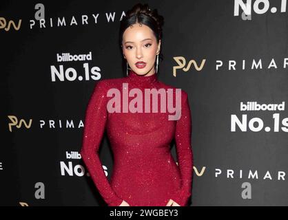 Beverly Hills, USA. Februar 2024. Faouzia nimmt am 3. Februar 2024 an der 17. Jährlichen Pre-GRAMMY Party von Primary Wave im Waldorf Astoria Beverly Hills in Beverly Hills Teil. (Foto: Corine Solberg/SipaUSA) Credit: SIPA USA/Alamy Live News Stockfoto