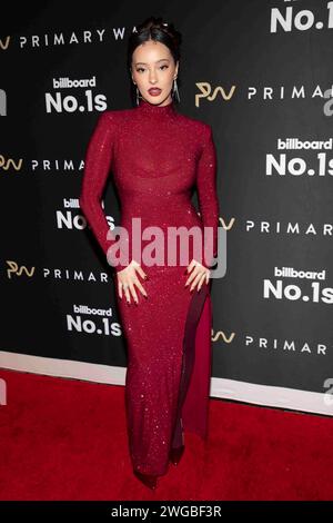 Beverly Hills, USA. Februar 2024. Faouzia nimmt am 3. Februar 2024 an der 17. Jährlichen Pre-GRAMMY Party von Primary Wave im Waldorf Astoria Beverly Hills in Beverly Hills Teil. (Foto: Corine Solberg/SipaUSA) Credit: SIPA USA/Alamy Live News Stockfoto