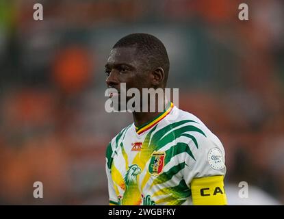 Bouake, Elfenbeinküste. 3. Februar 2024: Hamari Traore (Mali) // im Finale des African Cup of Nations Quarter, Elfenbeinküste gegen Mali, Stade de la Paix, Bouake, Elfenbeinküste. Kim Price/CSM Credit: CAL Sport Media/Alamy Live News Stockfoto