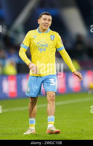 Huddersfield, Großbritannien. Februar 2024. Sheffield Wednesday Ian Poveda während des Huddersfield Town AFC gegen Sheffield Wednesday FC SKY Bet EFL Championship Match im John Smith's Stadium, Huddersfield, England, Großbritannien am 3. Februar 2024 Credit: Every Second Media/Alamy Live News Stockfoto