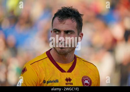 Brescia, Italien. Februar 2024. Alessandro Salvi, während Brescia Calcio vs AS Cittadella, Serie B, im Rigamonti Stadium. Quelle: Alessio Morgese/Alessio Morgese/Emage/Alamy Live News Stockfoto