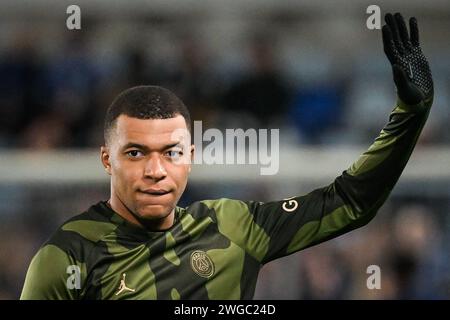Straßburg, Frankreich. Februar 2024. Kylian MBAPPE von PSG während des Fußballspiels der französischen Meisterschaft Ligue 1 zwischen dem RC Straßburg und Paris Saint-Germain am 2. Februar 2024 im La Meinau Stadion in Straßburg, Frankreich - Foto Matthieu Mirville/DPPI Credit: DPPI Media/Alamy Live News Stockfoto