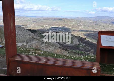 Civita Superiore di Bojano in Molise Stockfoto