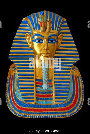 Tutanchamun, goldene Todesmaske, Ägypten, altägyptischer Gott Stockfoto