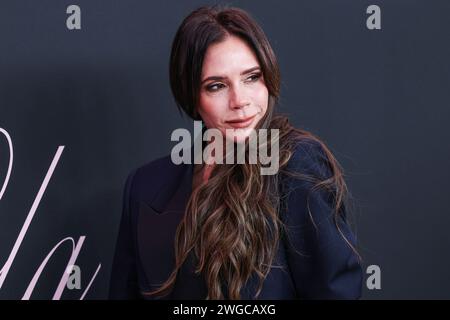 Westwood, Usa. Februar 2024. WESTWOOD, LOS ANGELES, KALIFORNIEN, USA - 3. FEBRUAR: Victoria Beckham kommt bei der Los Angeles Premiere von Vertical Entertainment 'Lola', die am 3. Februar 2024 im Regency Bruin Theatre in Westwood, Los Angeles, Kalifornien, USA stattfindet. (Foto: Xavier Collin/Image Press Agency) Credit: Image Press Agency/Alamy Live News Stockfoto