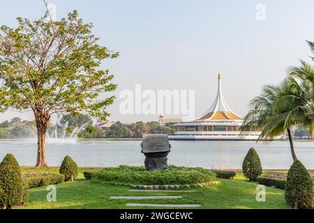 Suan Luang Rama IX, (Rama IX Park), öffentlicher Park im Prawet District, Bangkok, Thailand Stockfoto