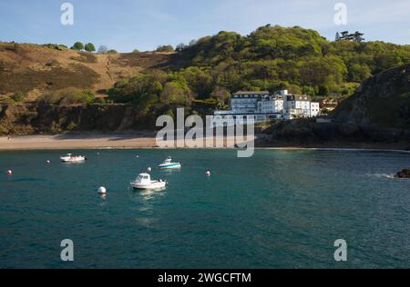 Bouley Bay, Jersey, Kanalinseln, Großbritannien. Stockfoto