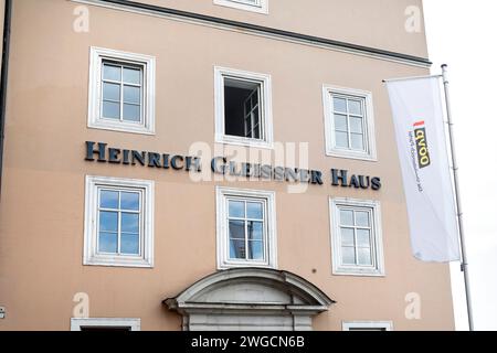 ÖVP Landeszentrale Oberösterreich, Heinrich Gleißner Haus in Linz, Österreich Stockfoto