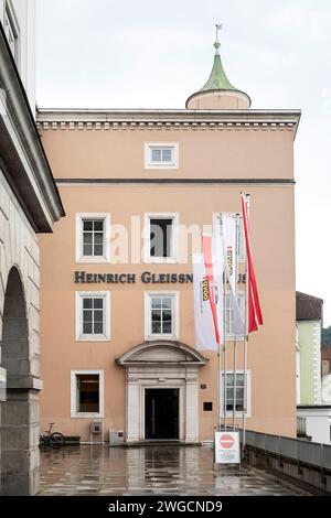 ÖVP Landeszentrale, Heinrich Gleißner Haus in Linz, Oberösterreich, Österreich Stockfoto