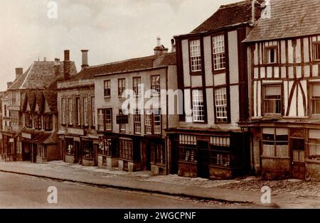 Burford High St Oxfordshire Stockfoto