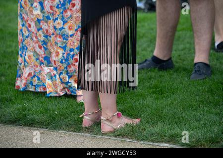 Ascot, Großbritannien. September 2024. Racegors auf der Ascot Racecourse beim September Racing Friday Meeting. Kredit: Maureen McLean/Alamy Stockfoto