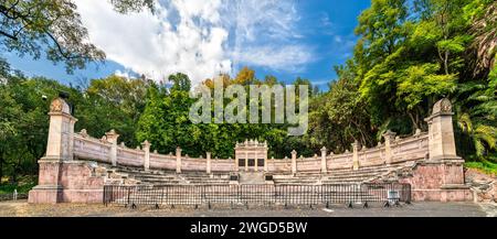 Denkmal zu Ehren der 201. Geschwader im Chapultepec Forest, Mexiko-Stadt Stockfoto