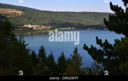 Blick vom Abant Lake in Bolu, Türkei Stockfoto