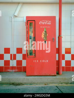 Vintage-Automaten in Sally's Diner, Erie, Pennsylvania Stockfoto