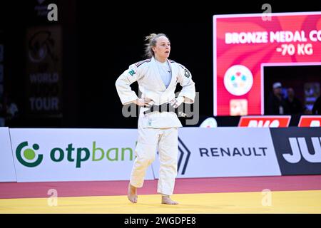 Margaux Pinot während der Paris Grand Slam 2024 IJF World Judo Tour in der Accor Arena in Paris, Frankreich am 3. Februar 2024. Foto: Victor Joly/ABACAPRESS.COM Stockfoto