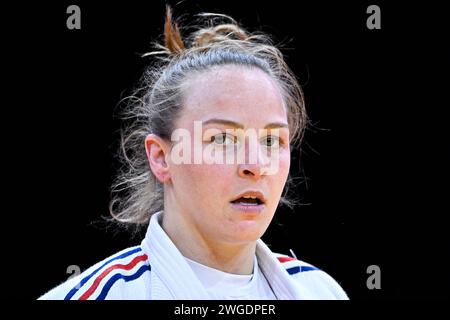 Margaux Pinot während der Paris Grand Slam 2024 IJF World Judo Tour in der Accor Arena in Paris, Frankreich am 3. Februar 2024. Foto: Victor Joly/ABACAPRESS.COM Stockfoto