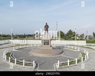 Ein Denkmal aus dem Jahr 1823 in Georgetown Guyana, Südamerika Stockfoto