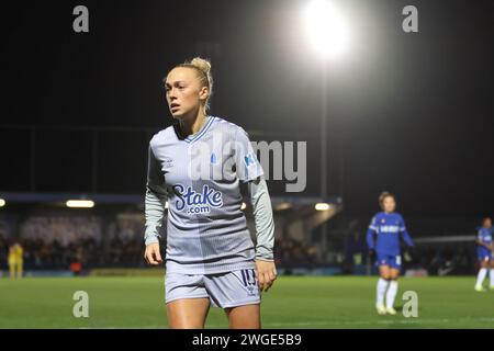 London, Großbritannien. Februar 2024. Dagenham and Redbridge, Vereinigtes Königreich, 02. April 2023 Schwedin Hanna Bennison (Everton 10) während eines Spiels in der Barclays Women's Super League zwischen West Ham United und Liverpool im Dagenham & Redbridge Stadium in London, 02. April 2023, Vereinigtes Königreich (Bettina Weissensteiner/SPP) Credit: SPP Sport Press Photo. /Alamy Live News Stockfoto