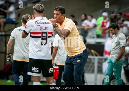 Belo Horizonte, Brasilien. Februar 2024. MG - BELO HORIZONTE - 02/04/2024 - SUPERCOPA 2024, PALMEIRAS (Foto: Fernando Moreno/AGIF/SIPA USA) Credit: SIPA USA/Alamy Live News Stockfoto