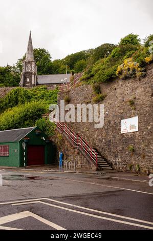 Eine Treppe führt zum Cobh Museum Cobh. Irland Stockfoto