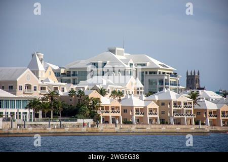 Apartments am Wasser, Stadt Hamilton, Pembroke Parish, Bermuda Stockfoto