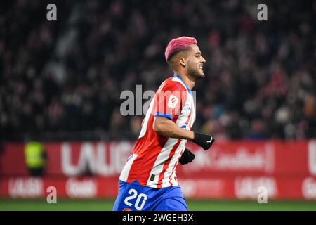 Girona, Spanien. Februar 2024. GIRONA, SPANIEN - 3. FEBRUAR: Spiel zwischen Girona FC und Real Sociedad im Rahmen der La Liga am 3. Februar 2024 in Girona, Spanien. (Foto: Sara Aribó/PxImages) Credit: PX Images/Alamy Live News Stockfoto