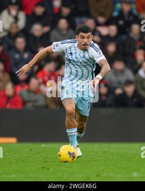 Bournemouth, Großbritannien. 30. Januar 2024. Bournemouth, England, 4. Februar 2024: Morgan Gibbs-White von Nottingham Forest während des Premier League-Fußballspiels zwischen Bournemouth und Nottingham Forest im Vitality Stadium in Bournemouth, England (David Horton/SPP) Credit: SPP Sport Press Photo. /Alamy Live News Stockfoto