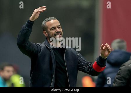 Braga, Portugal. Januar 31, 2024. Braga, 31/2024 - Sporting Clube de Braga veranstaltete heute Abend den Grupo Desportivo de Chaves im Braga Municipal Stadium, in einem Spiel, das für die 19. Runde der I League 2023 zählt. Artur Jorge (Miguel Pereira/Global Imagens) Credit: Atlantico Press/Alamy Live News Stockfoto