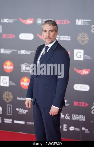 Barcelona, Spanien. Februar 2024. Februar 2024; CCIB Centre de Convencions Internaciol de Barcelona, XVI Premis Gaudi. Academia del Cinema Catala Credit: Joma/Alamy Live News Stockfoto