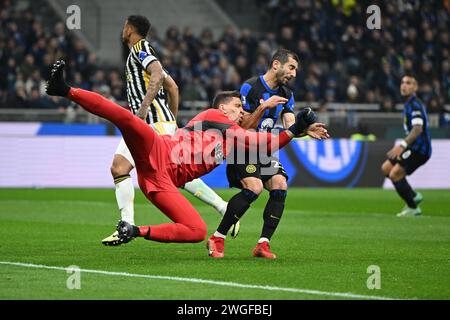 Mailand, Italien. 4. Februar 2024 Wojciech Szczesny vom FC Juventus während des italienischen Fußballspiels Serie A zwischen Inter FC Internazionale und FC Juventus am 4. Februar 2024 im Stadion Giuseppe Meazza San Siro Siro in Mailand. Quelle: Tiziano Ballabio/Alamy Live News Stockfoto