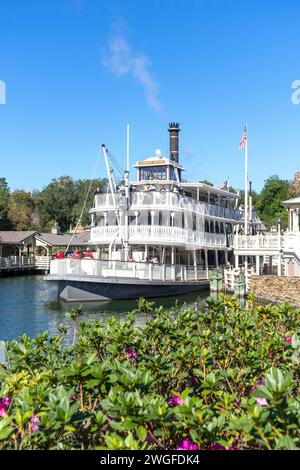 Liberty Belle Riverboat, Liberty Square, Magic Kingdom, Walt Disney World Resort, Orlando, Florida, Vereinigte Staaten von Amerika Stockfoto