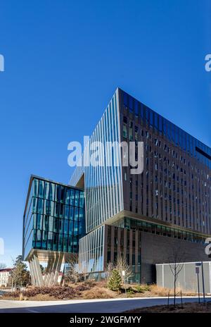 Aurora, Colorado - 28. Januar 2024: Schöne moderne Architektur des University of Colorado Hospital (UCHealth) Stockfoto