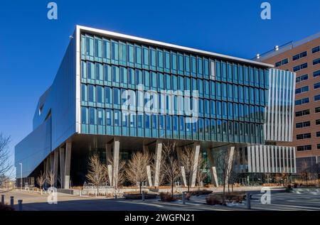 Aurora, Colorado - 28. Januar 2024: Schöne moderne Architektur des University of Colorado Hospital (UCHealth) Stockfoto